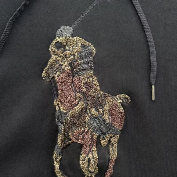 Polo Ralph Lauren Men's Camo Big Pony Double-Knit Hood - Picture 8 of 13